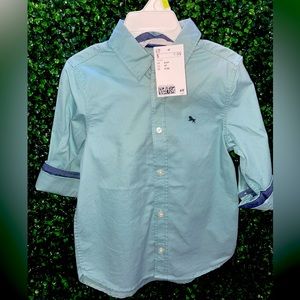 H&M Toddler Boy button Down Shirt NWT